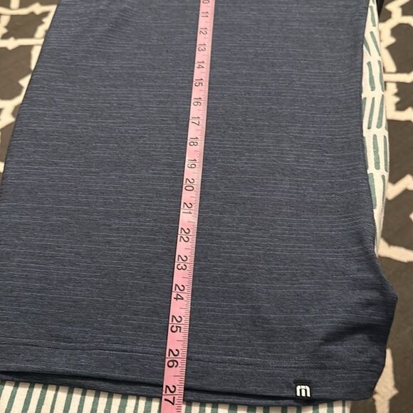 Travis Mathew Navy Heather Crestview 1/4 Zip Logo Size XL - Picture 7 of 10